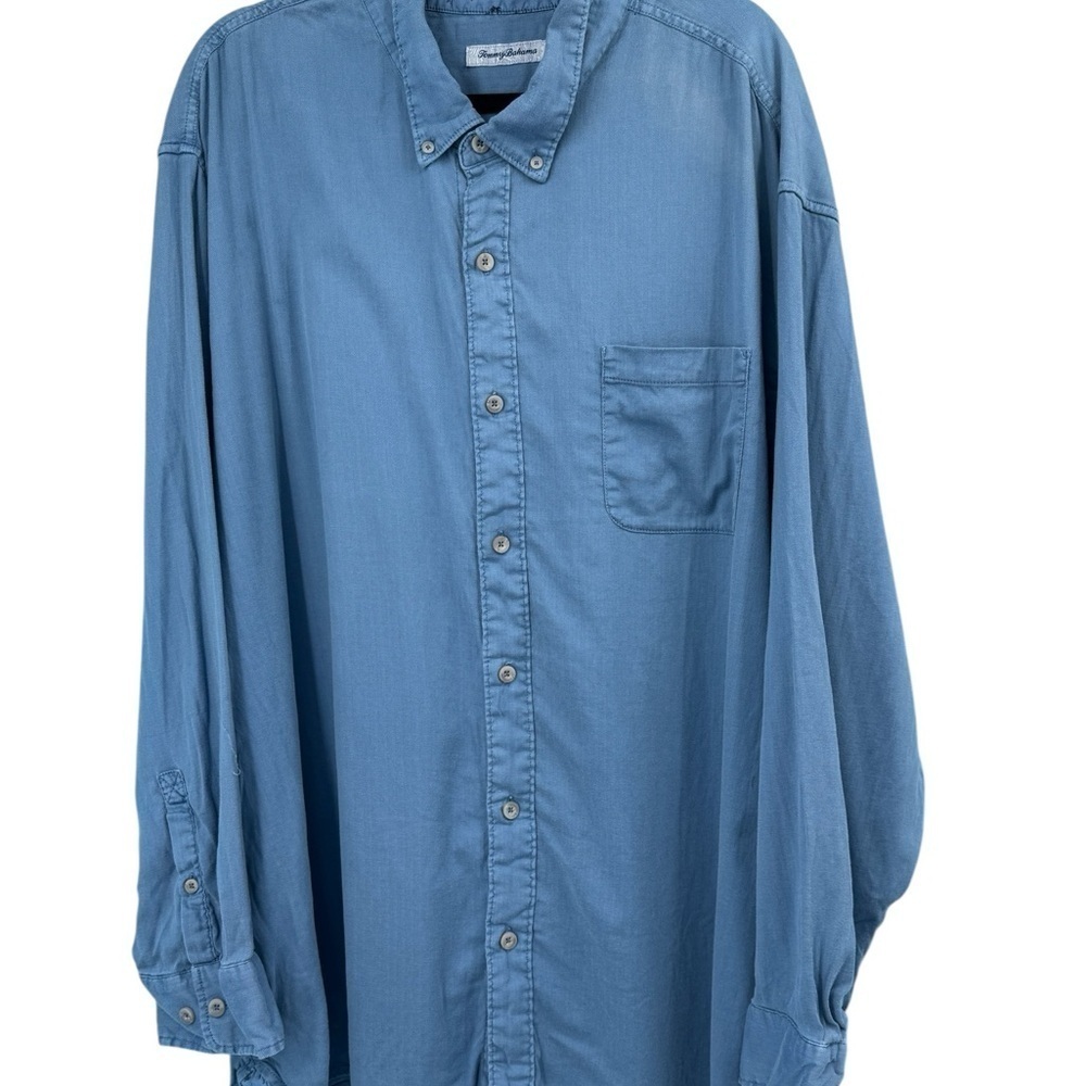 Tommy Bahama Men's Tahitian Twill Long Sleeve Woven Shirt  3XLB